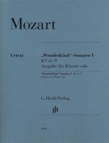 Mozart: ''Wunderkind''-Sonatas Volume I K6-9 for Piano published by Henle