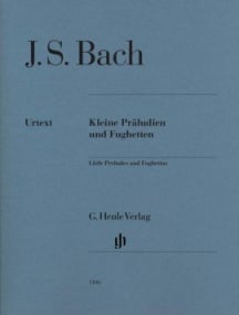Bach: Little Preludes and Fugues for Piano published by Henle (without fingering)