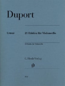 Duport: 21 Etudes for Cello published by Henle