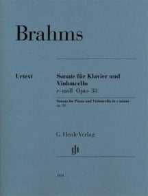 Brahms: Sonata in E Minor Opus 38 for Cello published by Henle Urtext