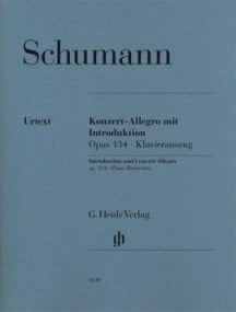 Schumann: Introduction & Concert Allegro Opus 134 for Piano published by Henle