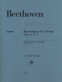 Beethoven: Sonata in D Opus 10 No 3 for Piano published by Henle