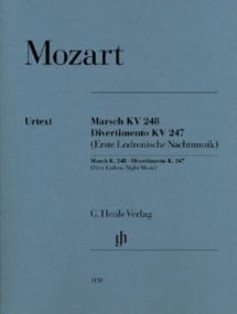 Mozart: March K248 & Divertimento K247 published by Henle