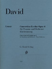 David: Concertino Opus 4 for Trombone published by Henle