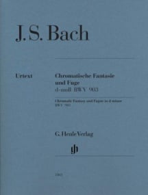 Bach: Chromatic Fantasy and Fugue for Piano published by Henle (Without Fingering)