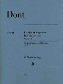 Dont: Etudes and Caprices Opus 35 for Violin published by Henle