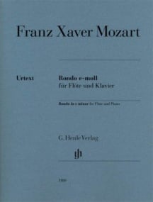 Mozart, Franz Xaver: Rondo in E minor for Flute published by Henle
