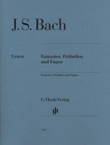 Bach: Fantasies, Preludes and Fugues for Piano published by Henle (without fingering)