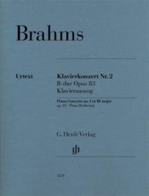 Brahms: Piano Concerto No.2 in Bb Major Opus 83 published by Henle