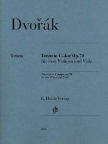 Dvorak: Terzetto for two Violins and Viola in C major Opus 74 published by Henle