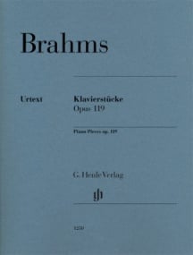 Brahms: Piano Pieces Opus 119 published by Henle