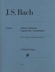 Bach: Suites, Sonatas, Capriccios, Variations for Piano published by Henle (without fingering)