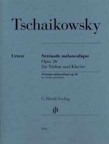 Tchaikovsky: Srnade mlancolique Opus 26 for Violin published by Henle