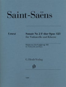 Saint-Saens: Sonata No 2 in F Opus 123 for Cello published by Henle