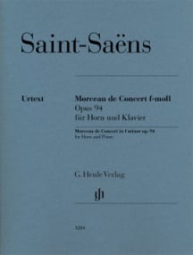 Saint-Saens: Morceau De Concert Opus 94 for Horn published by Henle