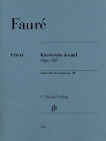 Faure: Piano Trio Opus 120 published by Henle