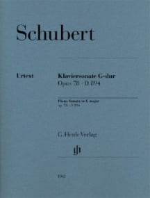 Schubert: Sonata in G major D894 for Piano published by Henle