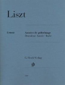 Liszt: Annes de Plerinage, Deuxime Anne - Italie for Piano published by Henle