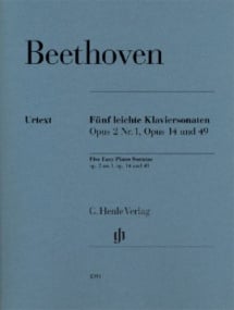 Beethoven: Five Easy Piano Sonatas published by Henle