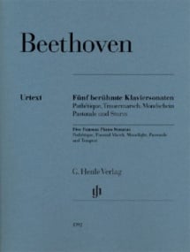 Beethoven: Five Famous Piano Sonatas published by Henle
