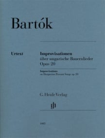 Bartok: Improvisations on Hungarian Peasant Songs for Piano published by Henle
