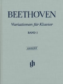 Beethoven: Piano Variations Volume 1 published by Henle (Cloth Bound)