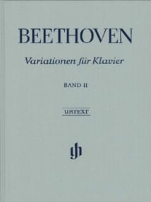 Beethoven: Piano Variations Volume 2 published by Henle (Cloth Bound)