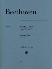 Beethoven: Rondo in G Opus  51 No 2 for Piano published by Henle