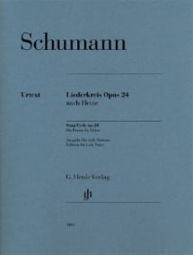 Schumann: Song Cycle Opus 24 for Low Voice published by Henle