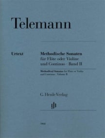 Telemann: Twelve Methodical Sonatas for Flute (Violin) and Continuo Volume 2 published by Henle