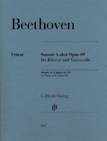 Beethoven: Sonata in A Opus 69 for Cello published by Henle