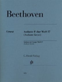 Beethoven: Andante in F WoO57 for Piano published by Henle