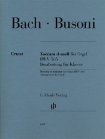 Bach/Busoni: Toccata D minor for Organ arranged for Piano published by Henle
