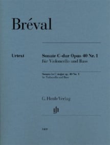 Breval: Sonata in C for Cello published by Henle