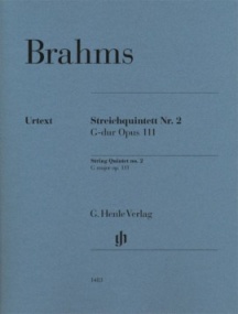 Brahms: String Quintet No. 2 in G major Opus 111 published by Henle
