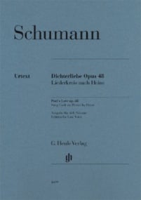 Schumann: Poet's Love (Dichterliebe) Opus 48 (Low Voice) published by Henle