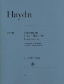 Haydn: Concertante in Bb Major Hob. I:105 published by Henle
