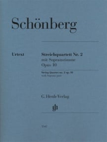 Schonberg: String Quartet No.2 Opus 10 published by Henle