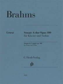 Brahms: Sonata in A Opus 100 for Violin published by Henle
