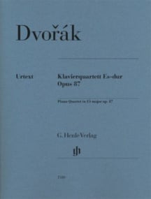 Dvorak: Piano Quartet in Eb Major Opus 87 published by Henle
