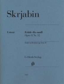 Scriabin: Etude in D# minor Opus 8 No 12 published by Henle