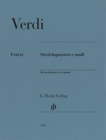 Verdi: String Quartet in E minor published by Henle