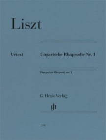 Liszt: Hungarian Rhapsody Number 1 for Piano published by Henle