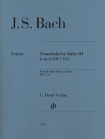 Bach: French Suite III (BWV 814) for Piano published by Henle