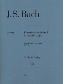 Bach: French Suite V (BWV 816) for Piano published by Henle