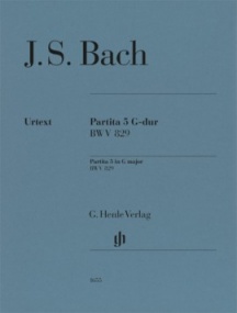 Bach: Partita No. 5 in G Major  (BWV 829) for Piano published by Henle