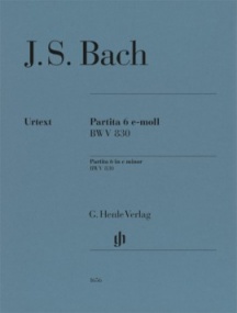 Bach: Partita No. 6 in E Minor  (BWV 830) for Piano published by Henle