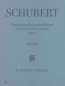 Schubert: 16 German Dances and 2 Ecossaises for Piano published by Henle