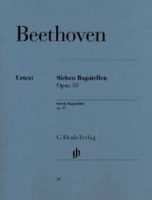 Beethoven: 7 Bagatelles for Piano published by Henle
