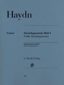 Haydn: String Quartets Volume 1 (Early String Quartets) published by Henle